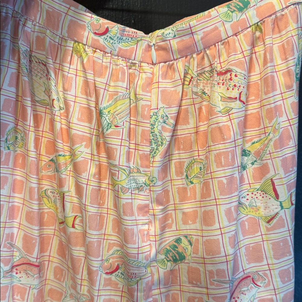 Coco Shop Skirt In Fishing Net Print View 6
